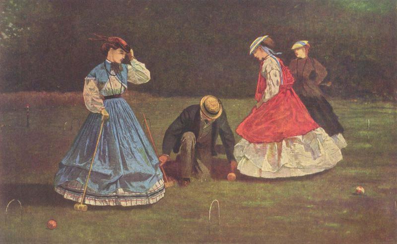 Winslow Homer Croquetspiel